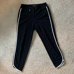White House Black Market - Black & White Lined Pants